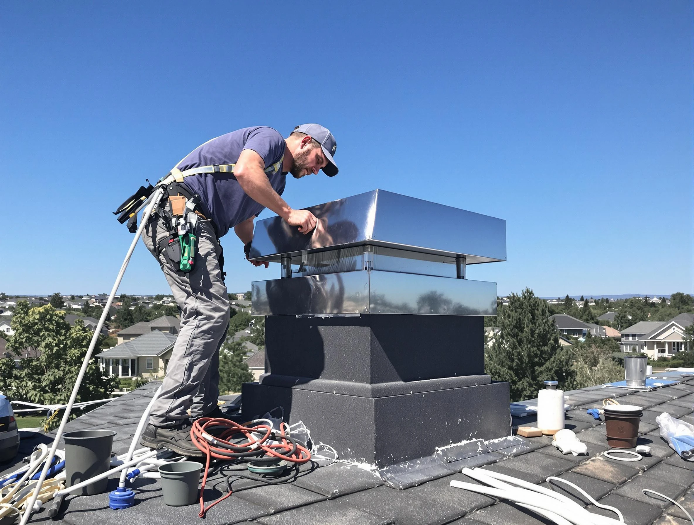 Chimney Cap Services in Shackle Island