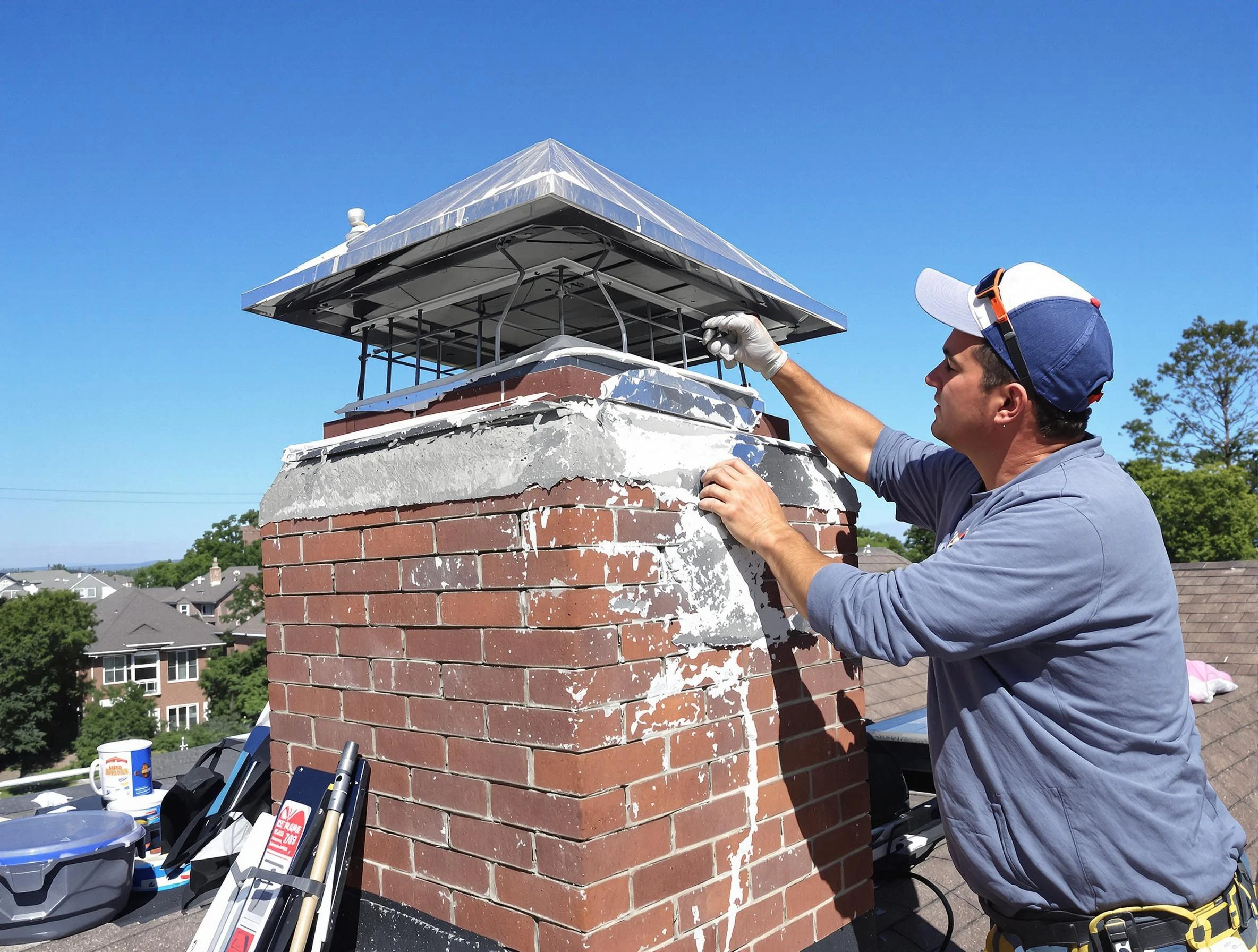 Chimney Crown Services in Shackle Island