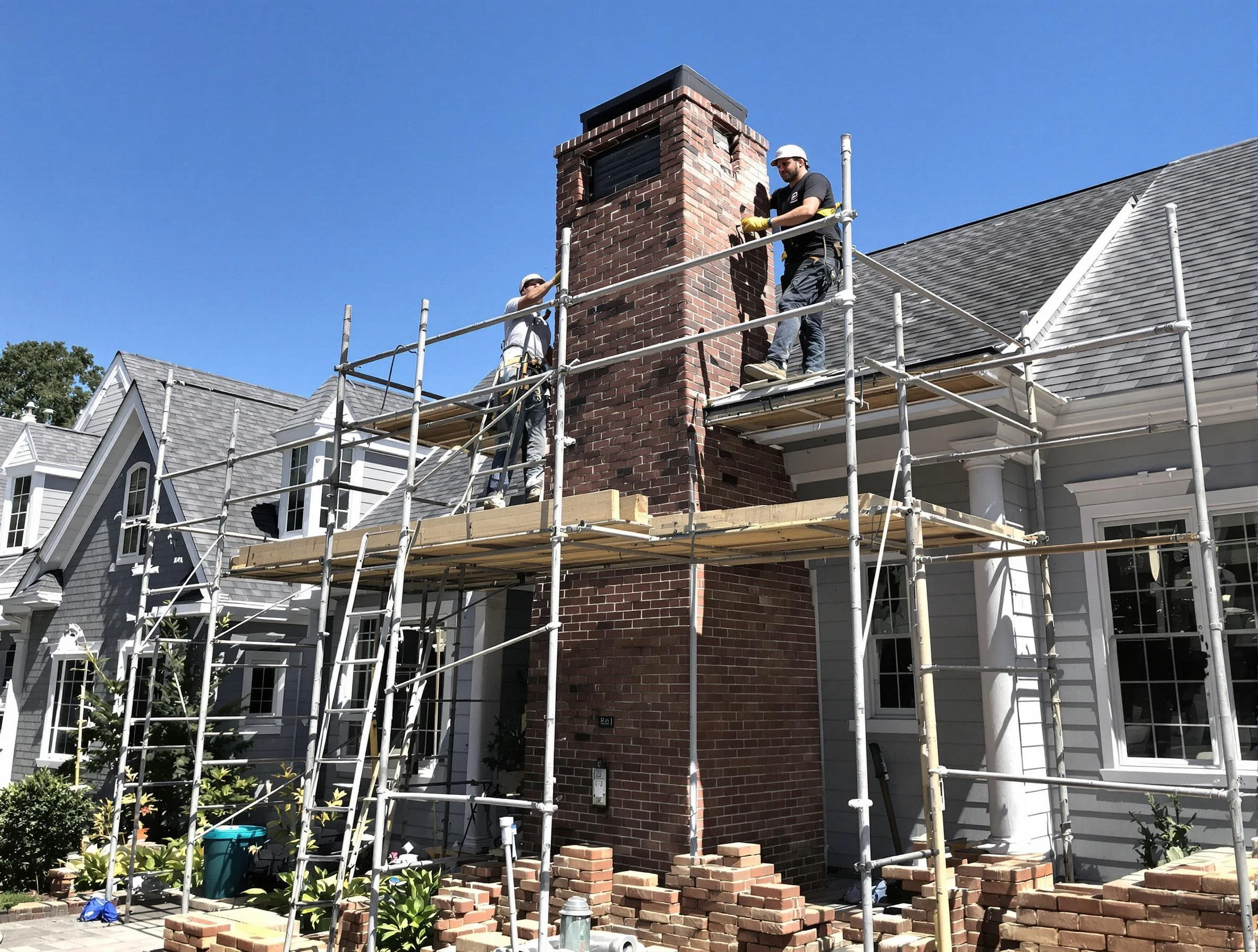 Chimney Rebuilding in Shackle Island