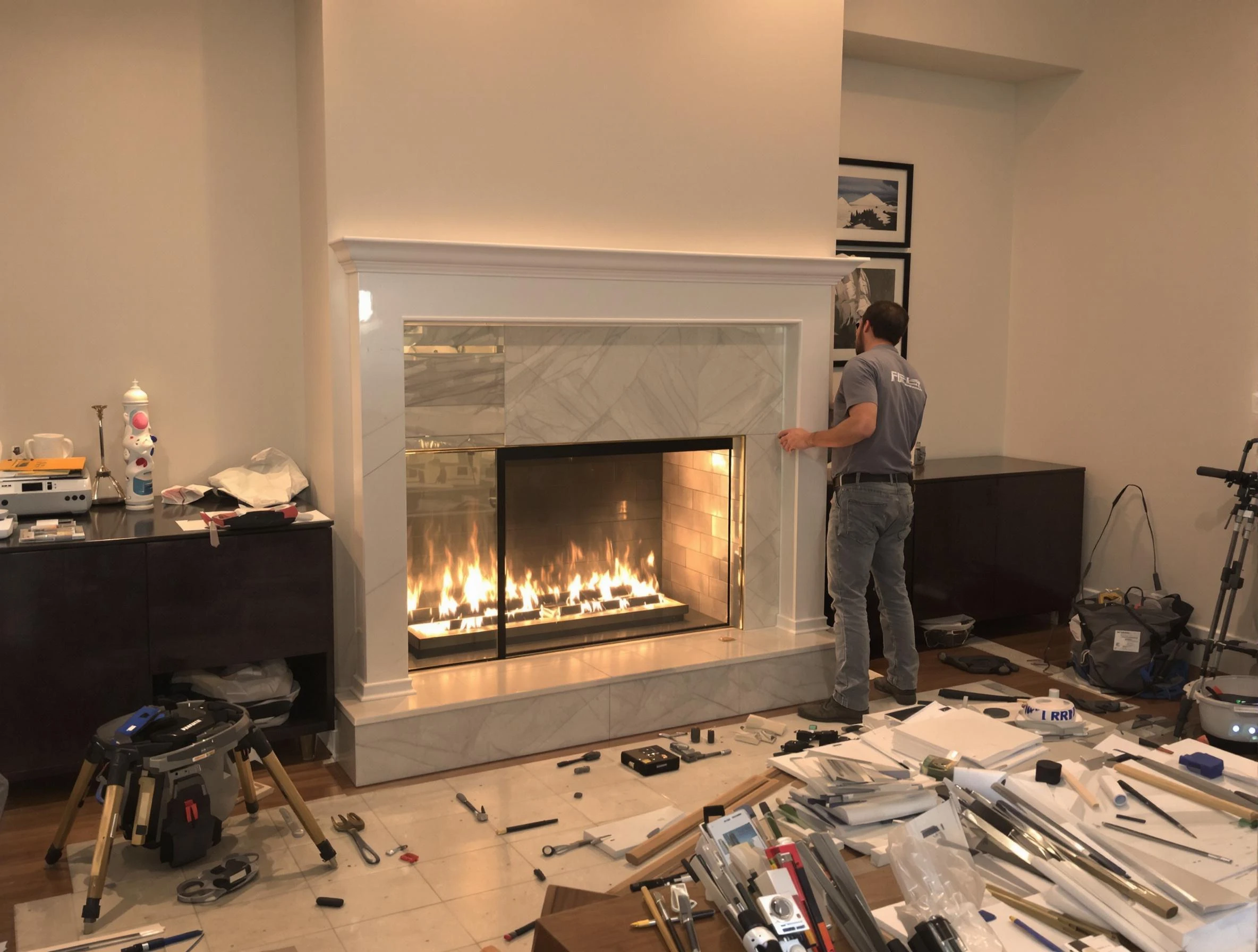 Fireplace Installation in Shackle Island